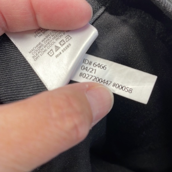 Express NWT Black Distressed Slim Super High Rise Jeans Size 00 - Picture 7 of 11